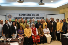Foto bersama Rapat Sabha Walaka di Hotel Amaris, Pancoran, Jakarta, Sabtu-Minggu, 9-10 September 2017
