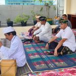 Panitia Dharma Santi Nasional Laksanakan Matur Piuning di Pura Sekretariat PHDI